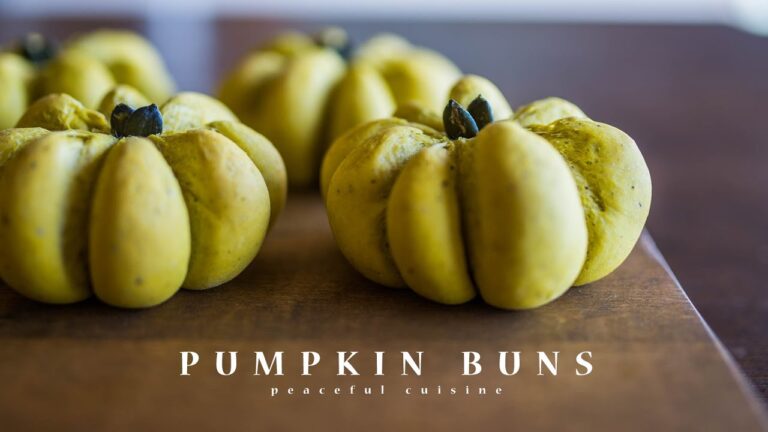 Pumpkin Buns (vegan) ☆ かぼちゃパンの作り方