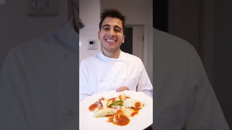 イタリアのまるで水餃子パスタ！【Culurgiones】 #shorts