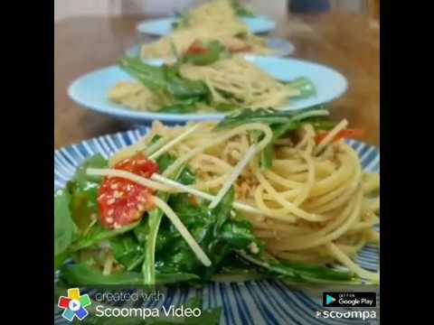 お父さんのための簡単レシピ【水菜のアーリオオーリオ】