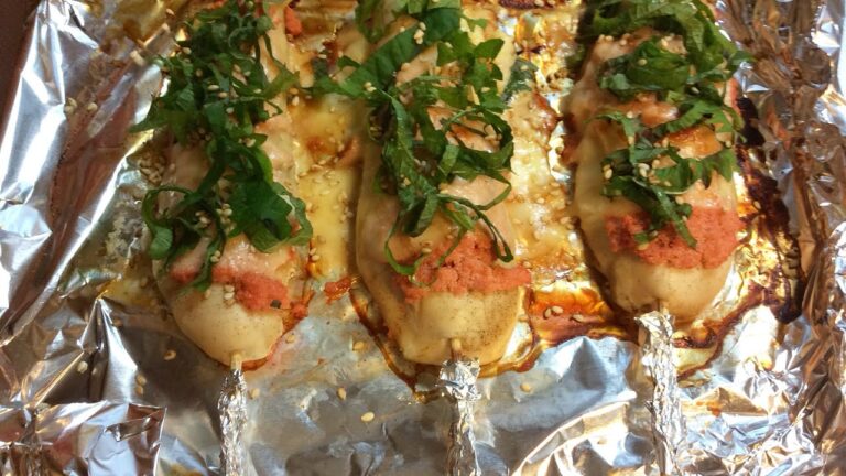 ささみのチーズ明太焼き鳥