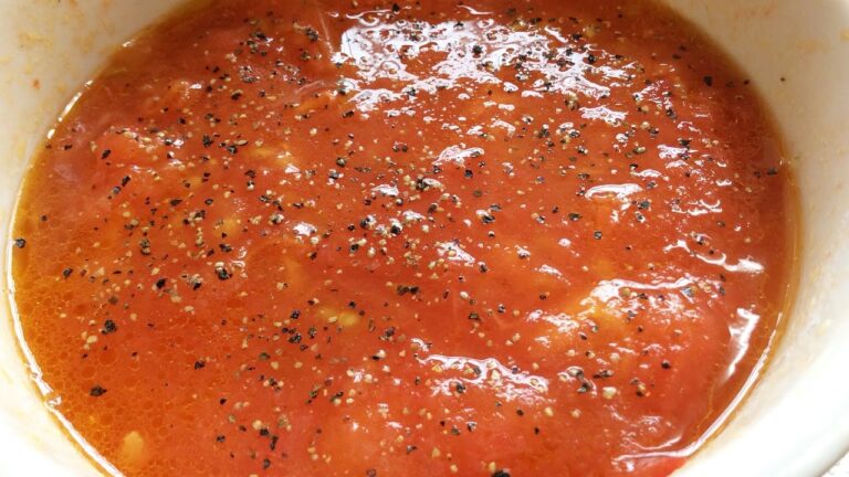 簡単フレッシュトマトスープ