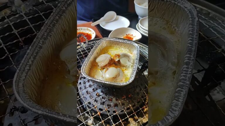 ぐすーじさびら「焼肉五苑」ホタテのアルミホイル焼き