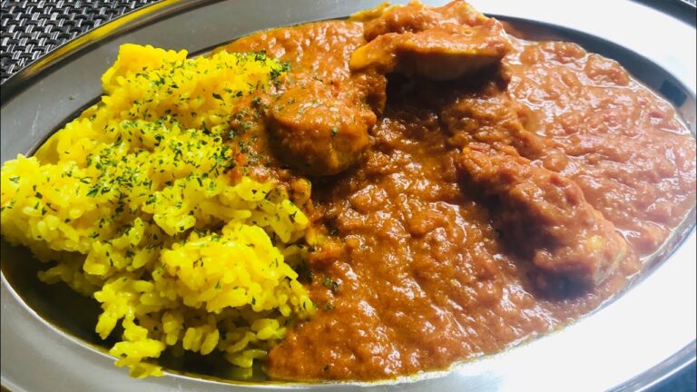 【バターチキンカレー】 #56  自宅で本格お店の味が簡単に出来た！！ #バターチキンカレー  #ターメリックライス