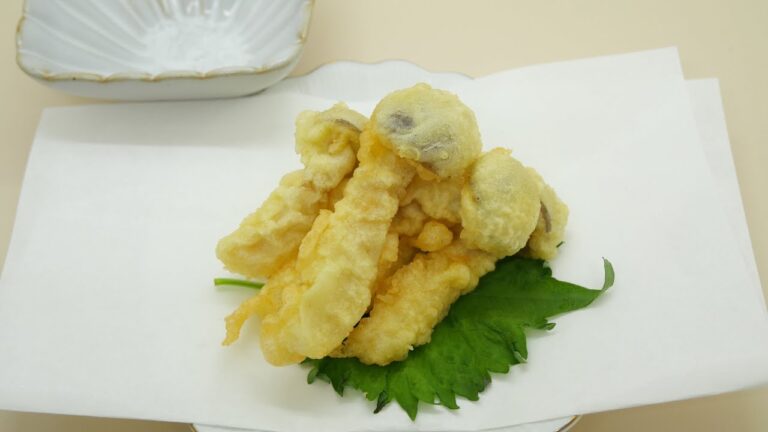 『千曲ぶなしめじの天ぷら』作り方