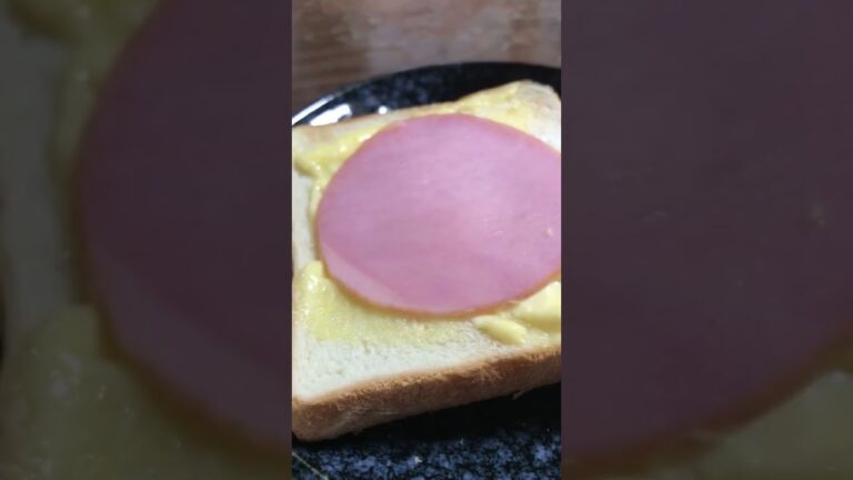 【昼食】お昼はハムトースト