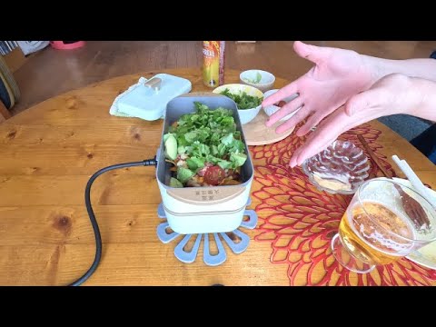 ホットプレートナチョスで昼飲み