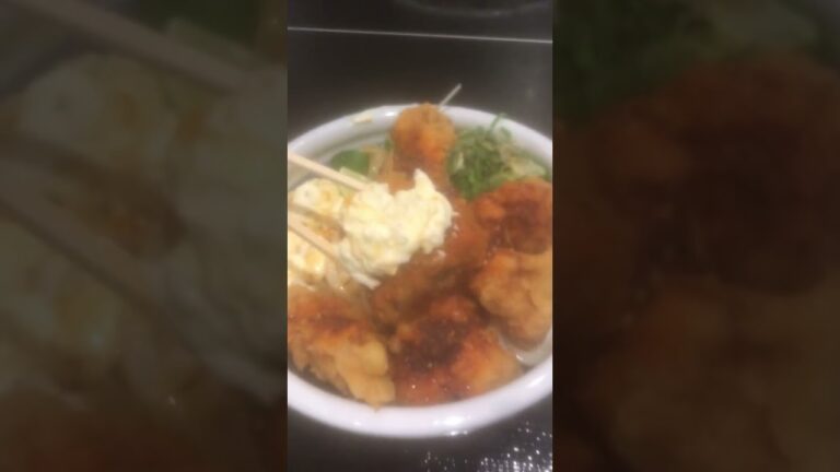 【丸亀製麺】1年越しにタル鶏天うどんの得盛を食べました！