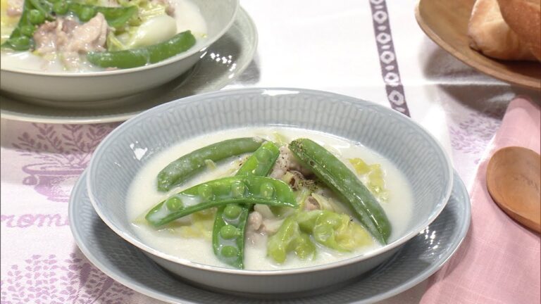 【3分クッキング公式】春キャベツのミルクシチュー