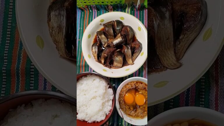 【初登場】ニシンの甘露煮を圧力鍋で作りました。太い背骨まで食べられるほど柔らかく煮込めたか確認しながら食べていきます