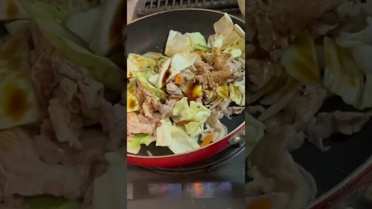 #Shorts　野菜たっぷり中華丼の作り方！！