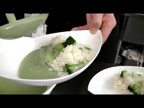 「夏野菜ライスと冷たい緑のスープカレー」レシピ