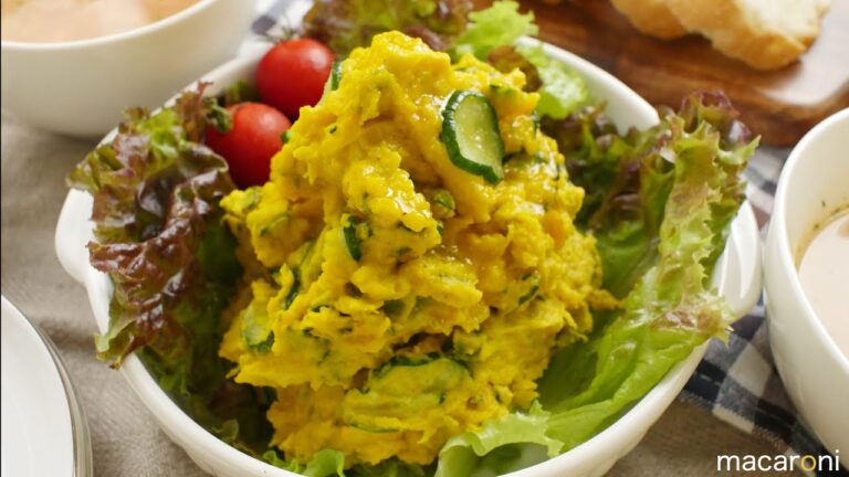 ぽってり濃厚！ かぼちゃの ハニー ヨーグルト サラダ のレシピ 作り方