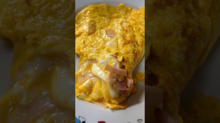 ハム入り卵焼き完成です(；・∀・)