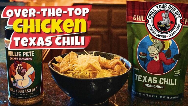 Creamy Chicken Texas Chili (Over-the-Top)