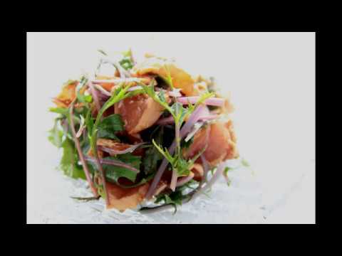 【レシピ動画】水菜と鶏ささみのわさび和え Mizuna and chicken with wasabi