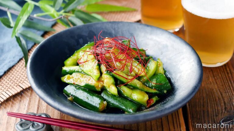 【麻辣きゅうり】10分で簡単♪痺れる辛さでお酒が進む🍻