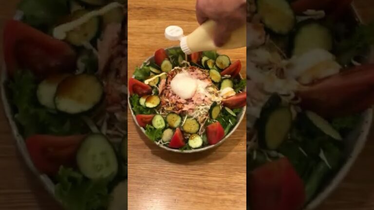 【簡単料理レシピ】 焼肉屋さんのサラダ ！  ヘルシーあっさりと  #shorts
