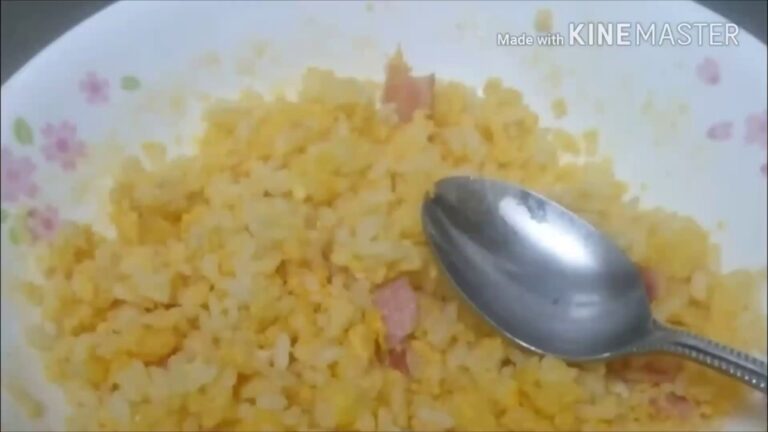 手抜き料理2　レンジでパラパラチャーハン