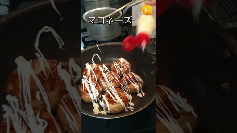 【意外においしい⁉】がんもどきのお好み焼き風 #shorts