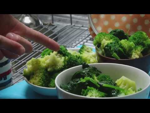 【野菜はうまい】ブロッコリーとほうれん草を茹でる/broccoli＆spinach
