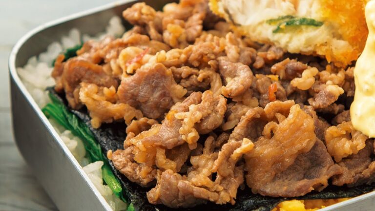 かくれ2色焼き肉のり弁当