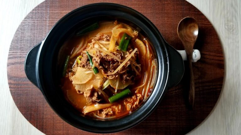 韓国料理、牛肉クッパレシピ。 寒くなると一番食べたくなるスープ。Korean food, beef soup recipe.