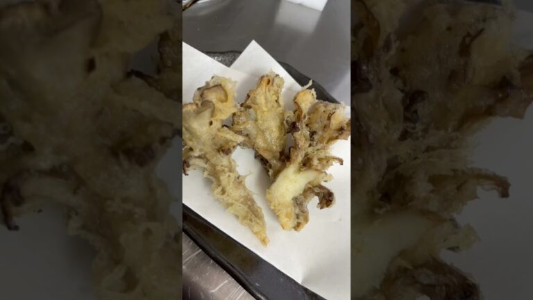 舞茸の天ぷら#天ぷら #舞茸 #天ぷら新太郎