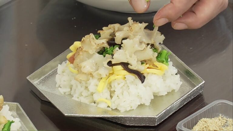 はなびら茸のちらし寿司