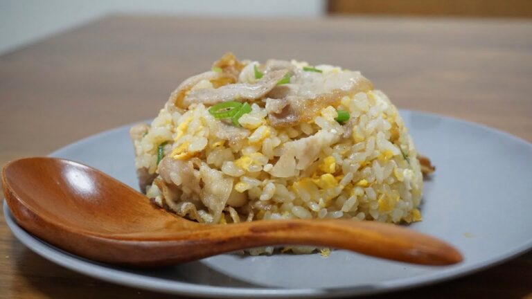 No.149 豚ばらチャーハン！超絶品の作り方