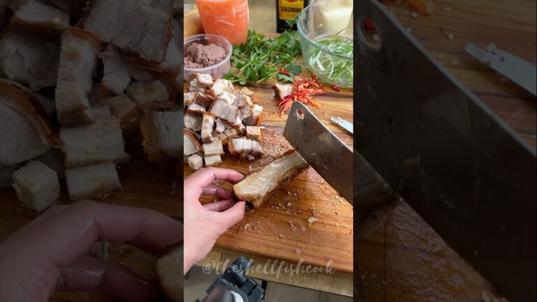 Crispy pork belly. #porkbelly #crispypork #banhmi