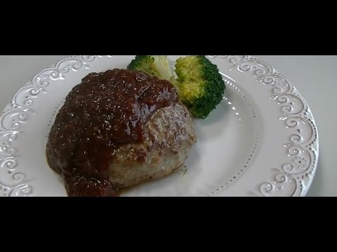 オニオンデミグラスソースハンバーグ（ちょりママ）