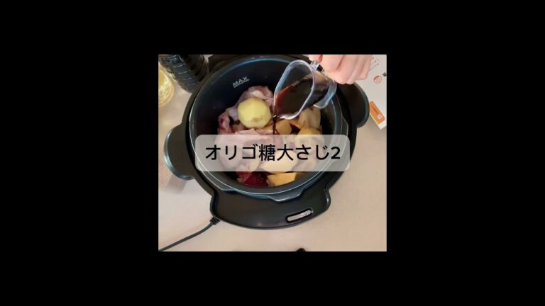 初挑戦電気圧力鍋クッキングプロで簡単煮物！鶏れんこんとさつまいもの甘辛煮