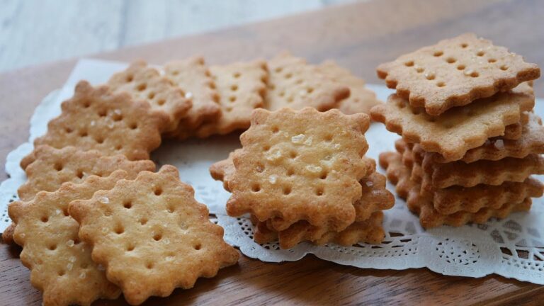 焼くまで15分!簡単♡ぽりぽりビスケット  | Easy Cookies Without Butter Recipe