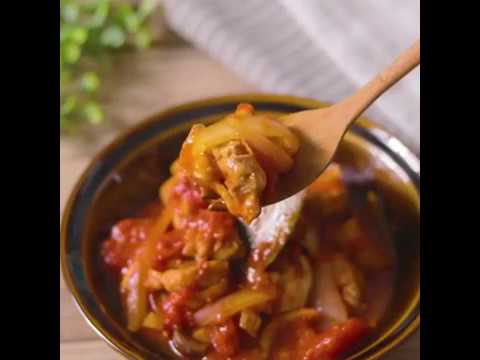 トマトソースの香りが食欲そそる 簡単 鶏もも肉のトマト煮込み ｜ moguna[モグナ]