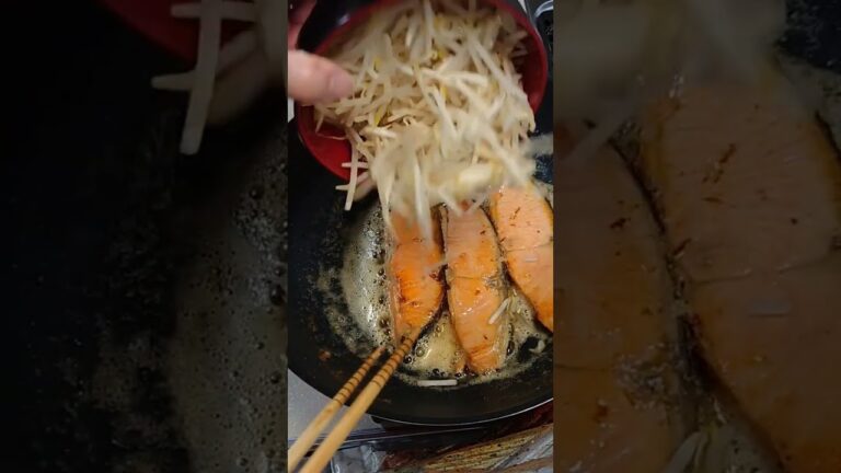 鮭のバター焼き！！【バター】×【だし入り味噌】ぶち旨いよ～！(⁠^⁠^⁠)