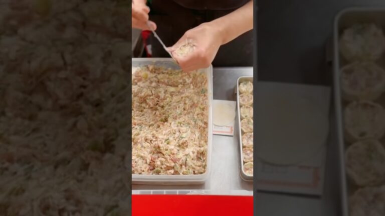 【意外と知らない】シュウマイの包み方 #仕込み #焼売 #シュウマイ #イチロー餃子 #餃子専門店イチロー