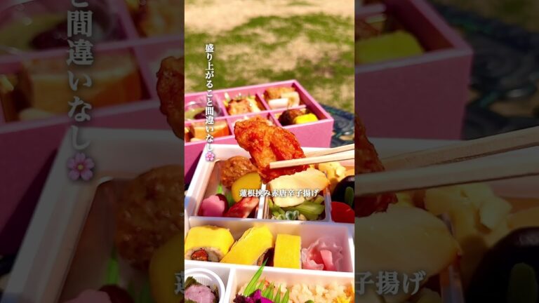 【銀座ランチ】老舗料亭「なだ万」の期間限定弁当で豪華なお花見🌸銀座三越地下のなだ万厨房で購入したら日比谷公園や皇居へ