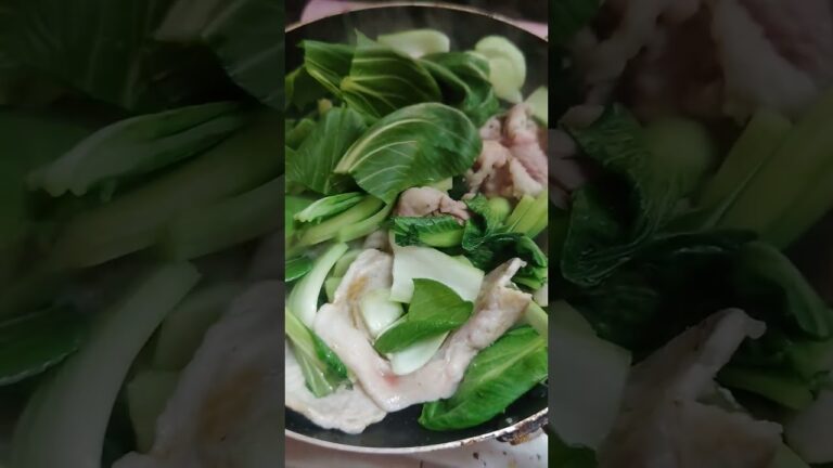 豚肉と青梗菜のオイスターソース炒め☆米国産豚ロース/国産豚こま