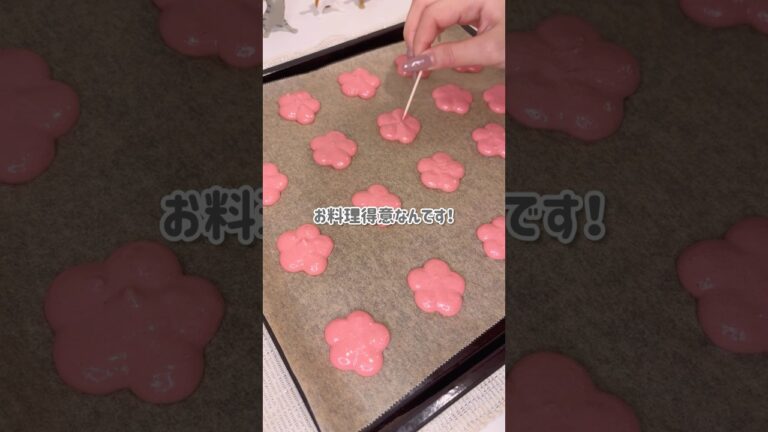 マカロン修行はつづく。#マカロン #手作り #お菓子作り #失敗 #スイーツ #新卒の日常 #一人暮らし