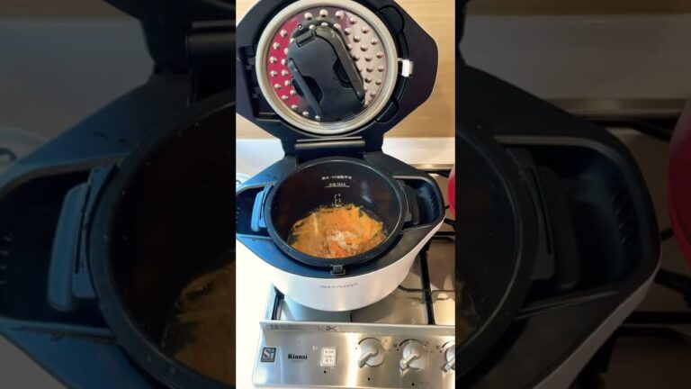 ホットクック1.6L／パスタの別ゆで不要！「ツナとにんじんのスープスパゲティ」の作り方加熱20分￼#Shorts