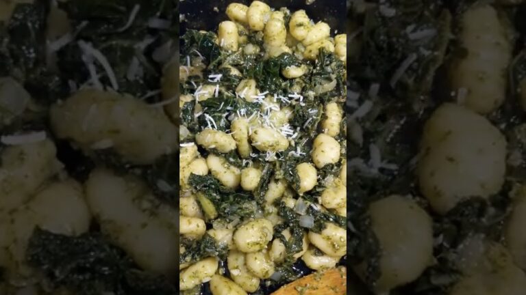 Kale + Vegan Parmesan & Gnocchi