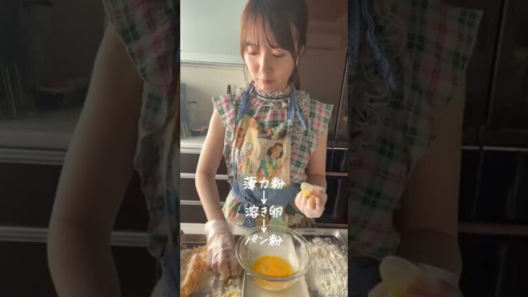 #shorts #レシピ #彼氏 海苔チーズささみカツ