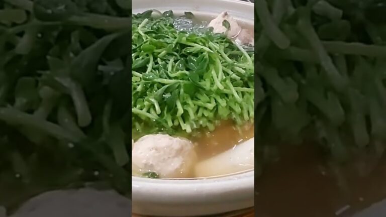 Chicken Ball Cooking pot Japanese traditional food  #shorts 鶏つくね鍋