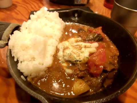 キャンプエクスプレス池袋「茄子とトマトのチーズカレー」