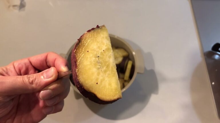 3COINSの神アイテムを使ってさつまいもを最高に美味しく蒸す