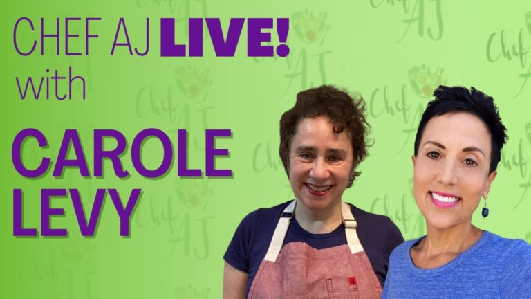 Asian Kale Salad Recipe & More | Interview and Cooking with Chef Carole Levy