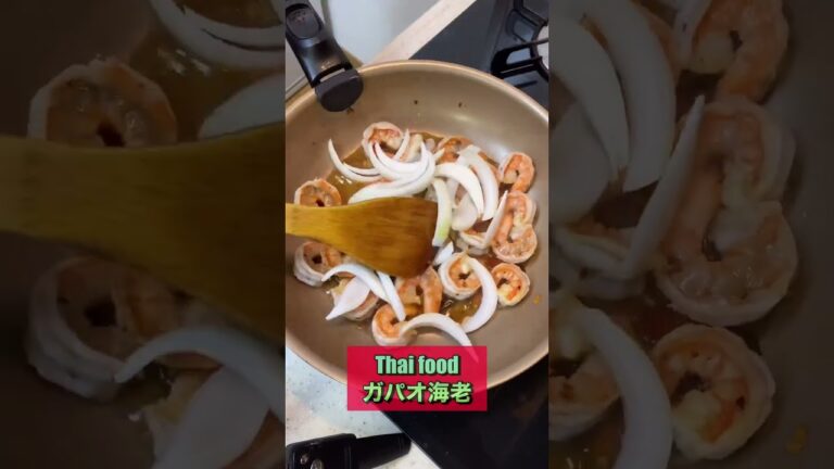 おすすめメニューはタイ料理🇹🇭のガパオ海老🦐‼️#ガパオ #ガパオ海老#タイ料理 #ガパオ炒め#thaifood #タイ屋台 #ガパオソース#ガパオの作り方#shorts