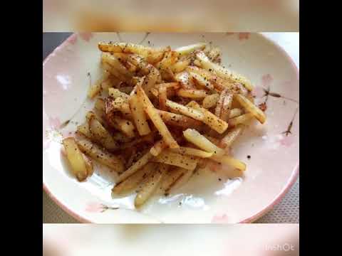 ジャガイモのシャキシャキ炒め