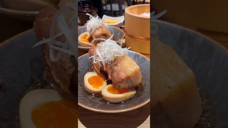 渋谷で行列ができる豚の角煮定食 #japanesefood #shorts