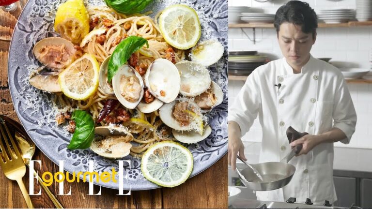レシピ「はまぐりとくるみのアマルフィー風レモンスパゲティ」｜海外トリップ気分のパスタレシピPART.2｜ELLE gourmet